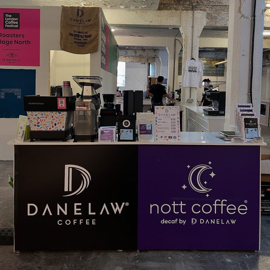Nott Coffee speciality decaf served at London Coffee Festival