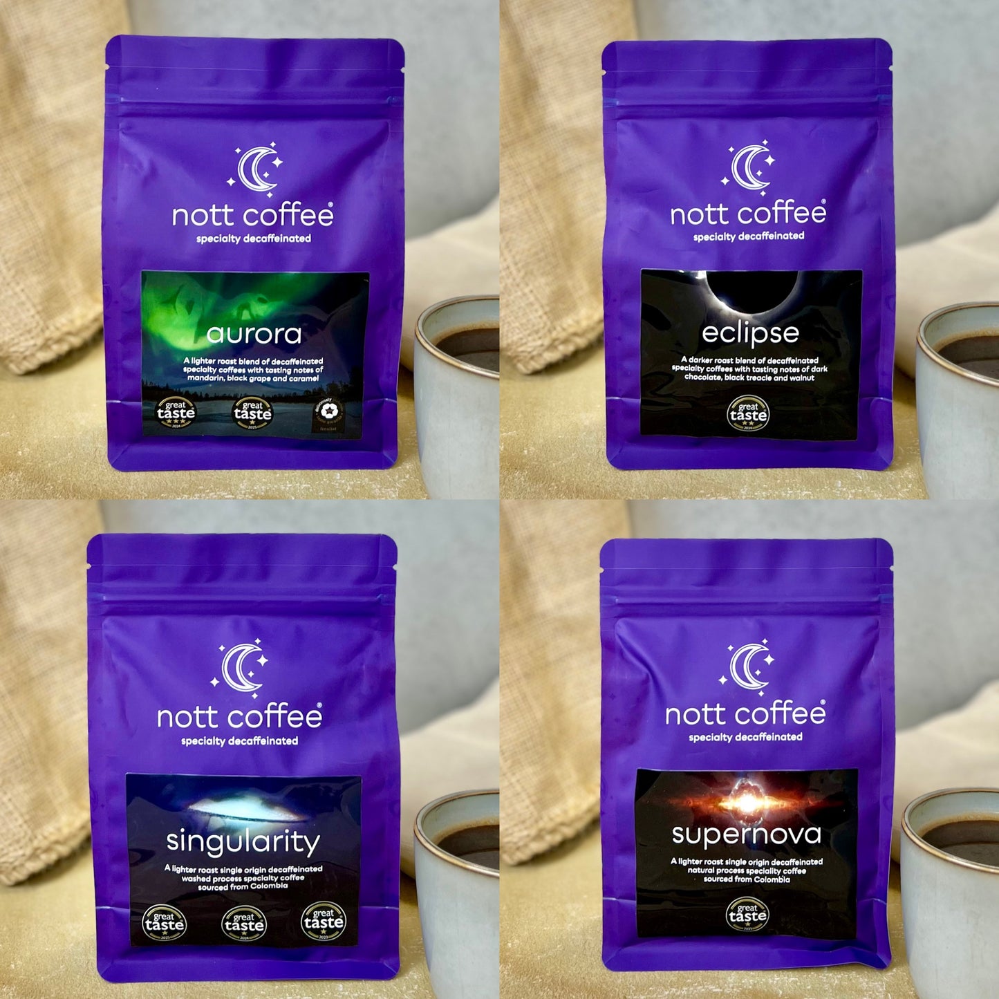 Nott Coffee by Danelaw - Decaf Discovery 4x250g