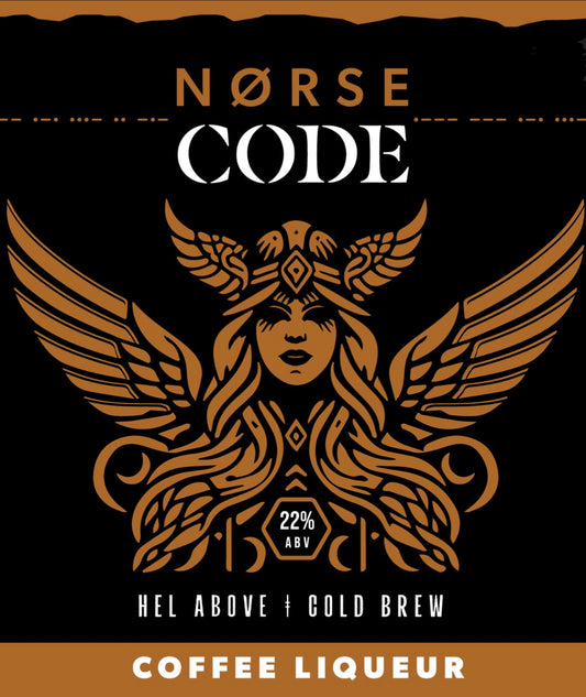 NORSE CODE - HEL ABOVE - Yorkshire Coffee Liqueur (70cl) - 22% ABV.